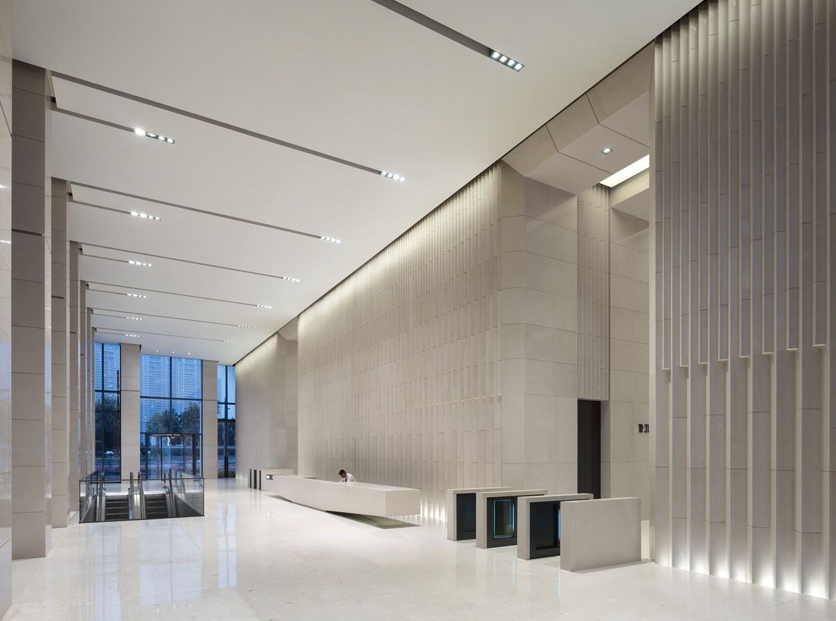 minimalist lobby